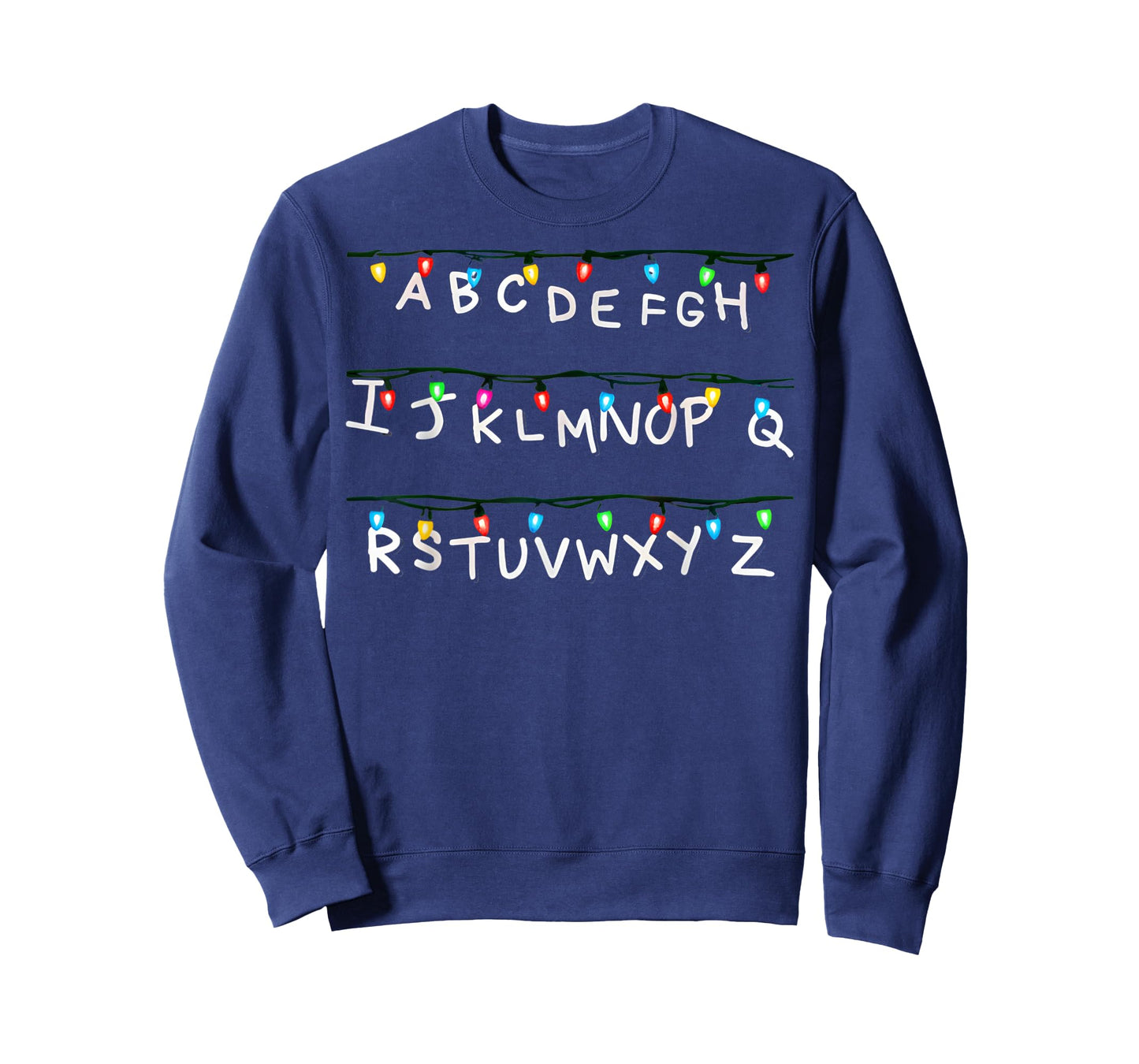 Stranger Wall Alphabet Lights Funny Spooky Back to School T-Shirt