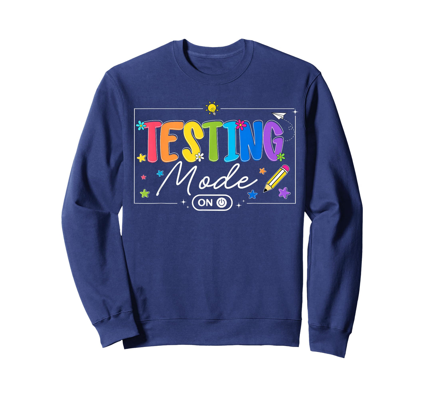 Testing Day Funny Testing Mode On Teacher Boy Girl Kids T-Shirt