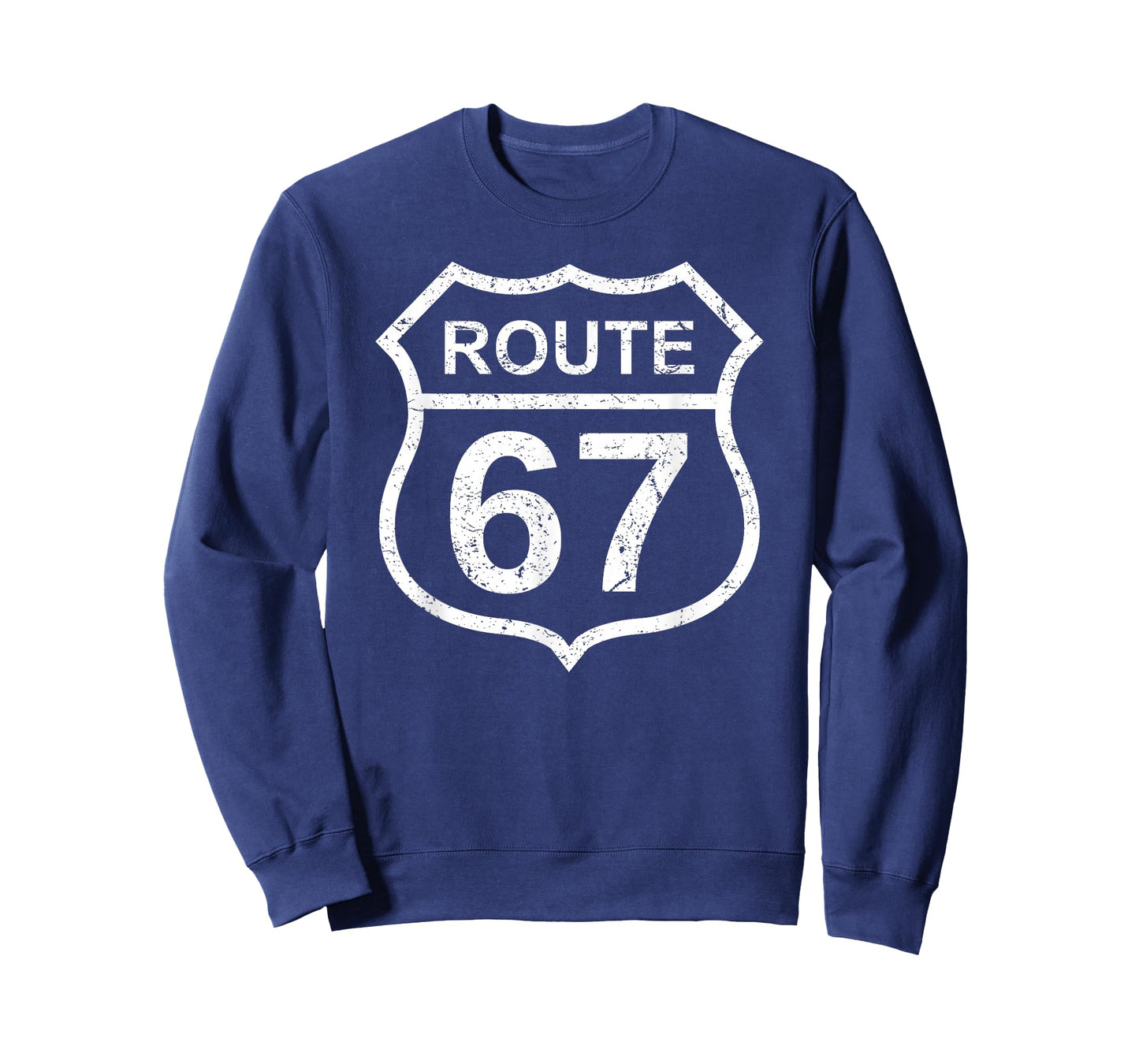 Route 67 Funny Six Seven 6 7 Meme Interstate Highway I-67 T-Shirt