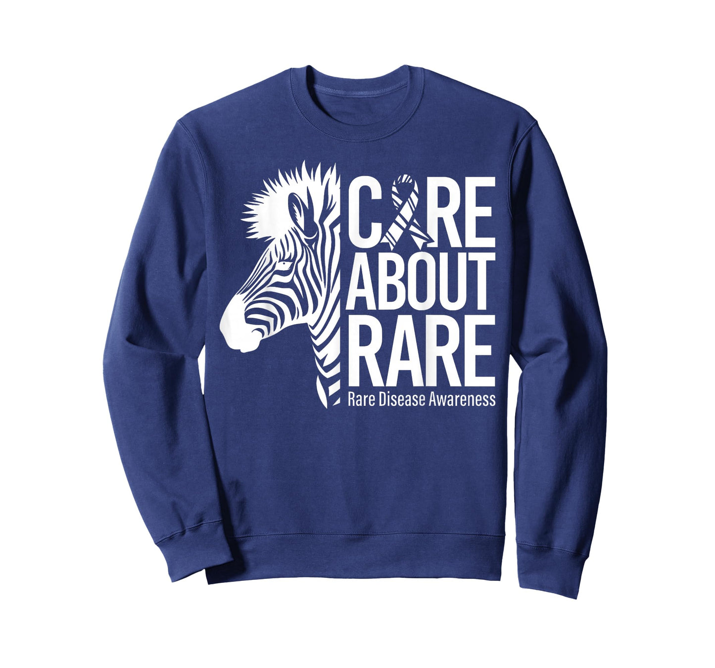 Care About Rare Disease Awareness Zebra Ribbon T-Shirt
