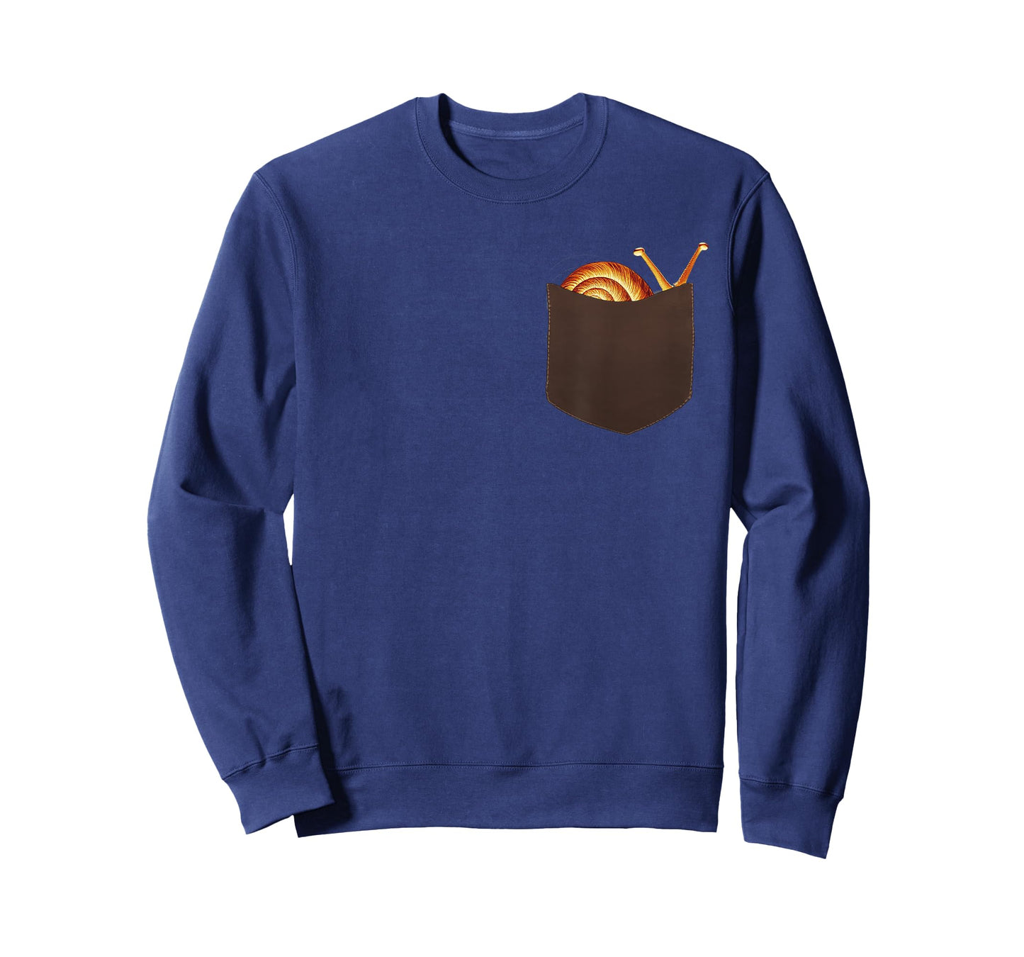 Pocket Snail Shirt - Cute Snail Peeking from Pocket T-Shirt