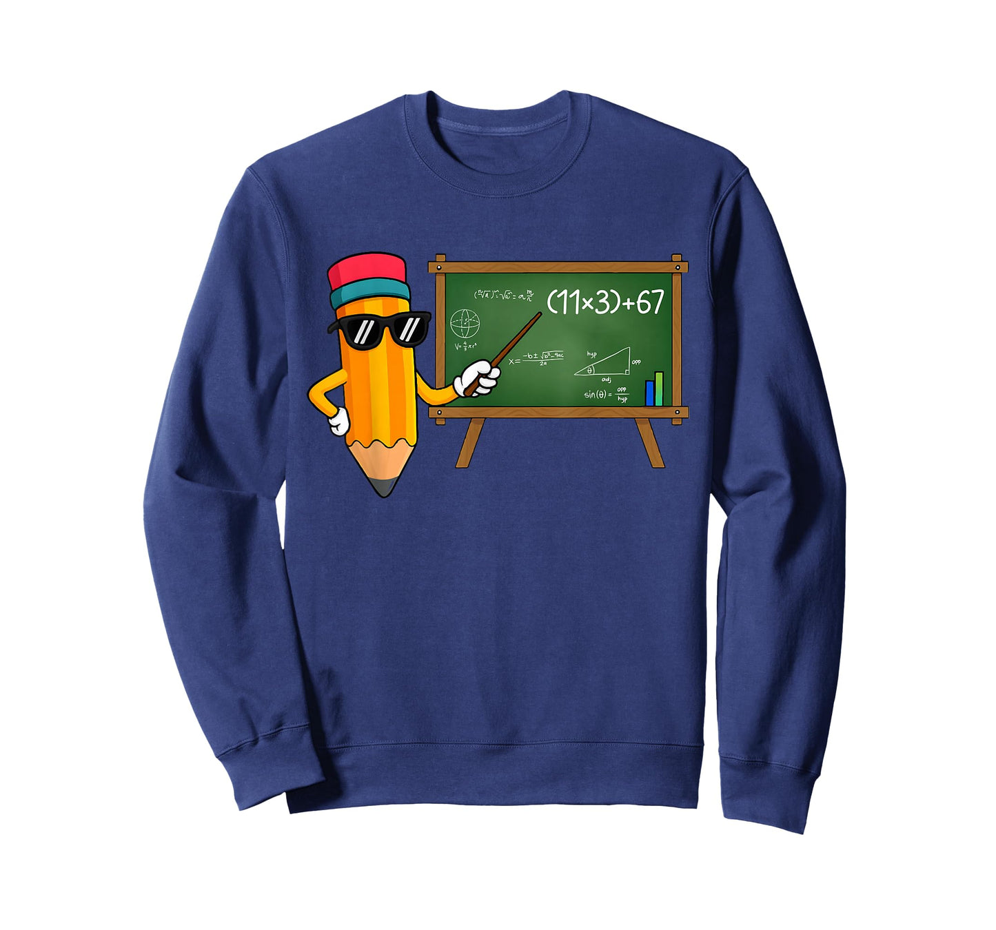 100 Days School Math Equation Do The Math 100 67 Pencil Meme T-Shirt