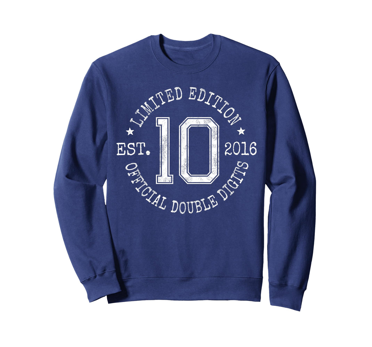 Limited Edition Est 2016 Official Double Digit 10th Birthday T-Shirt
