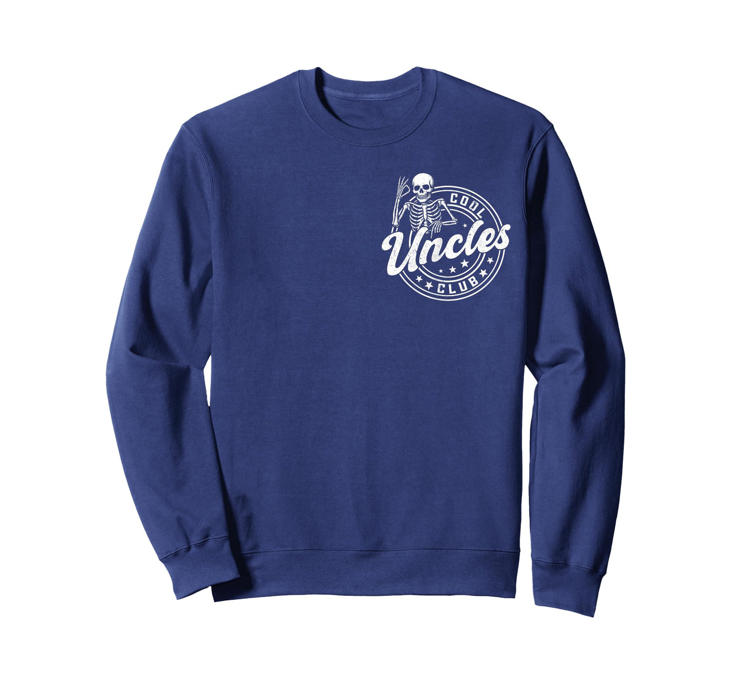 Retro Cool Uncles Club Funny New Uncle Men Skeleton T-Shirt