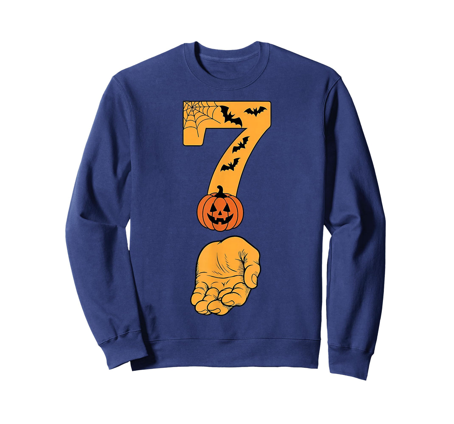 6 7 Six Seven Meme with Hand Spider Web Halloween Costume T-Shirt