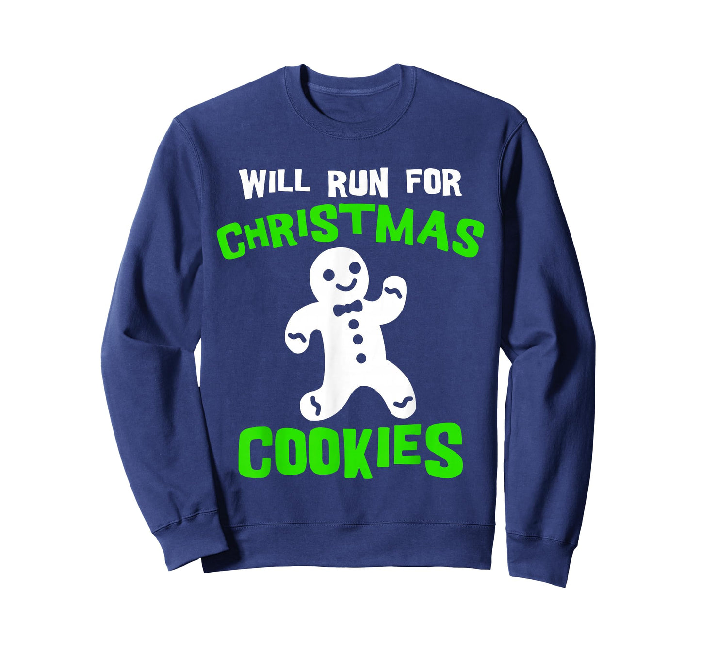 Will Run for Christmas Cookies Christmas Running Shirt T-Shirt