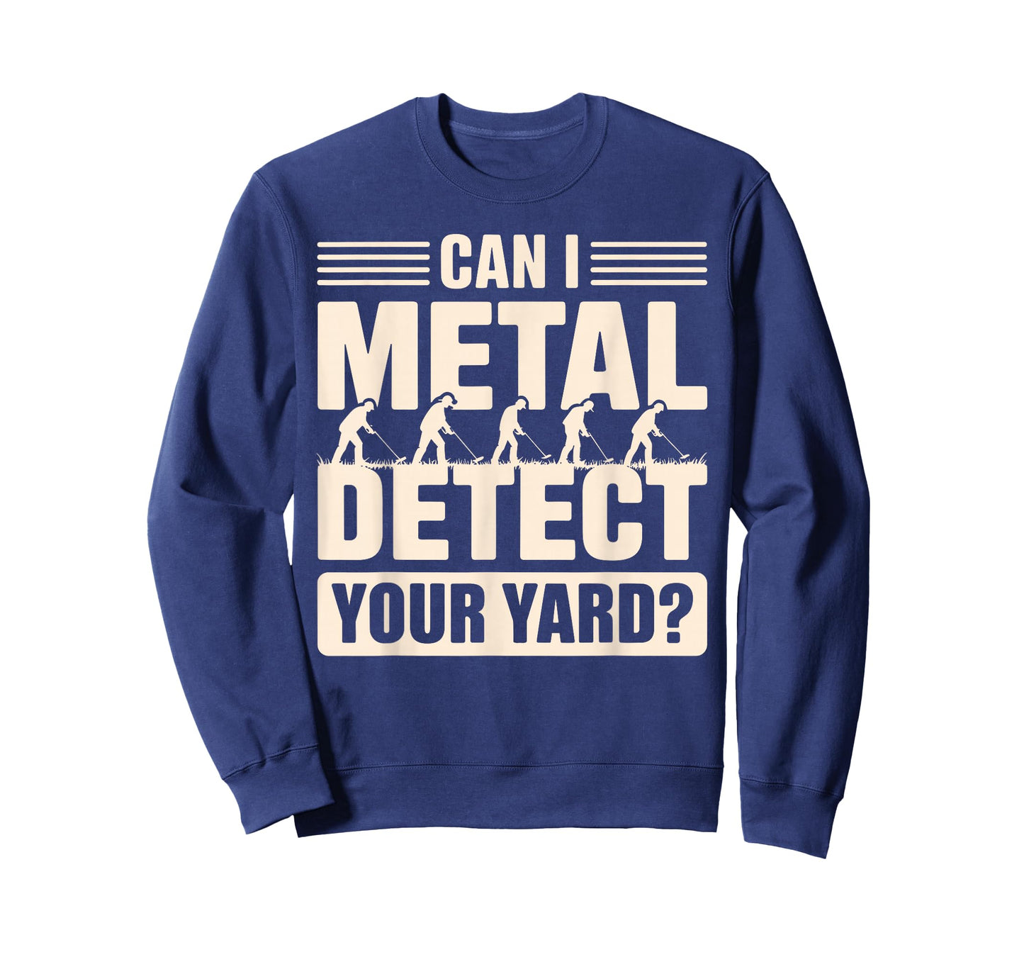 Funny Metal Detector Art for Men Women Adult Metal Detecting T-Shirt