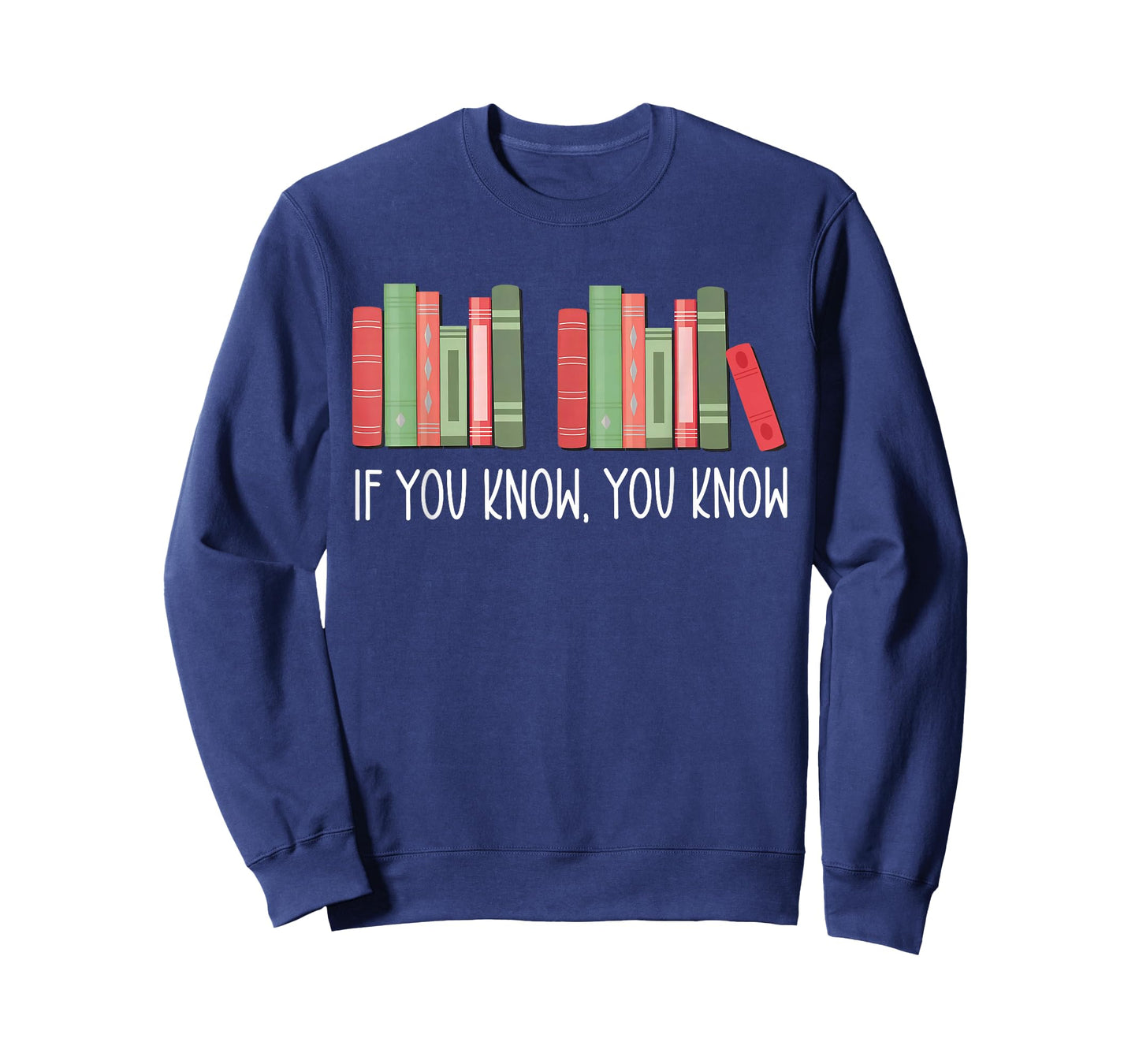 Funny If You Know You Know 6 7 Reading Books Merry Christmas T-Shirt