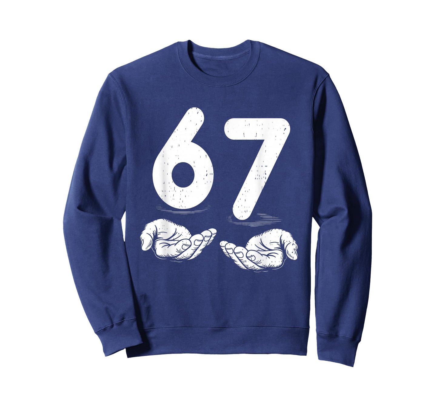 Funny Six Seven 6 7 Meme Gen Alpha Slang 6 7 Hands T-Shirt