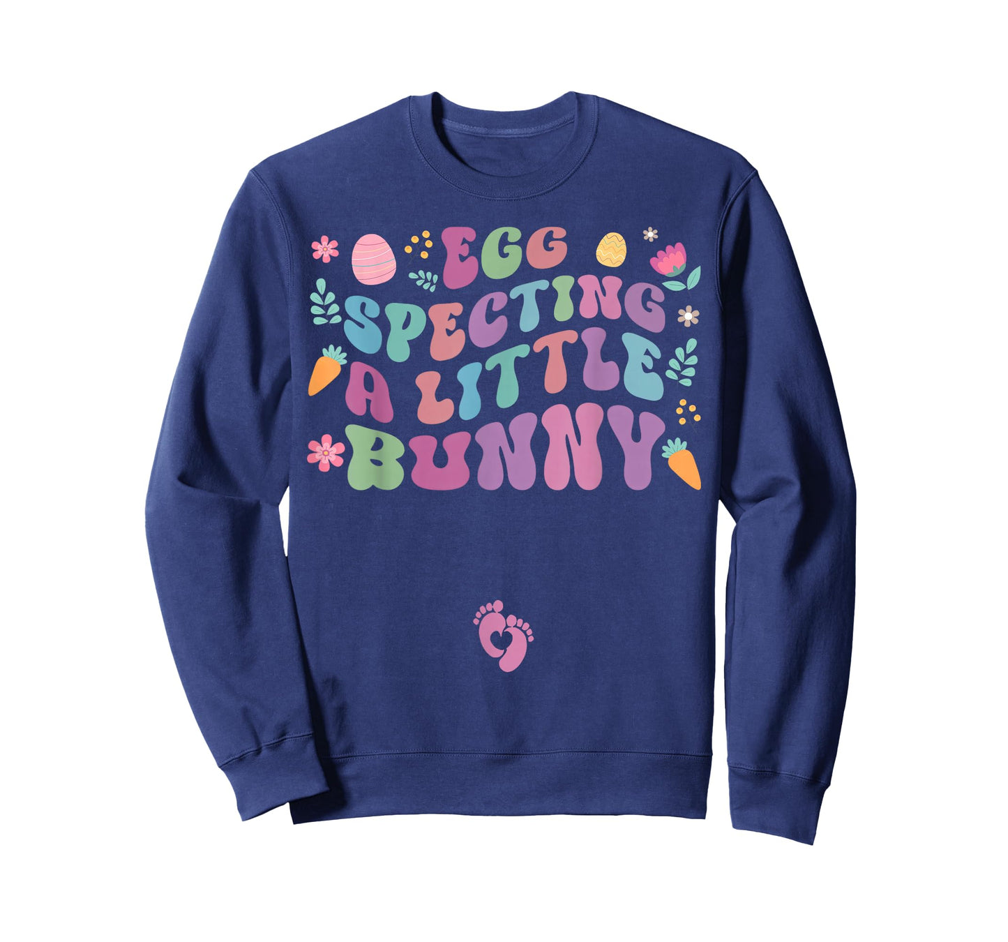 Eggspecting a Little Bunny Easter Day Pregnancy Announcement T-Shirt