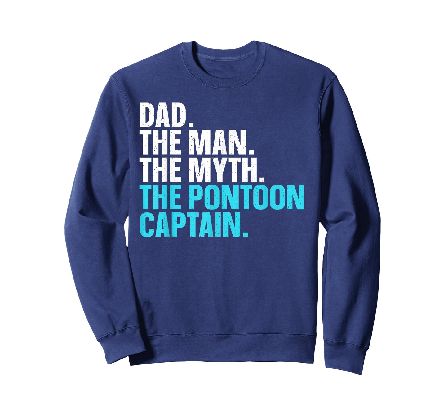 Cool Pontoon Boat Art for Dad Father Pontoon Captain Pontoon T-Shirt