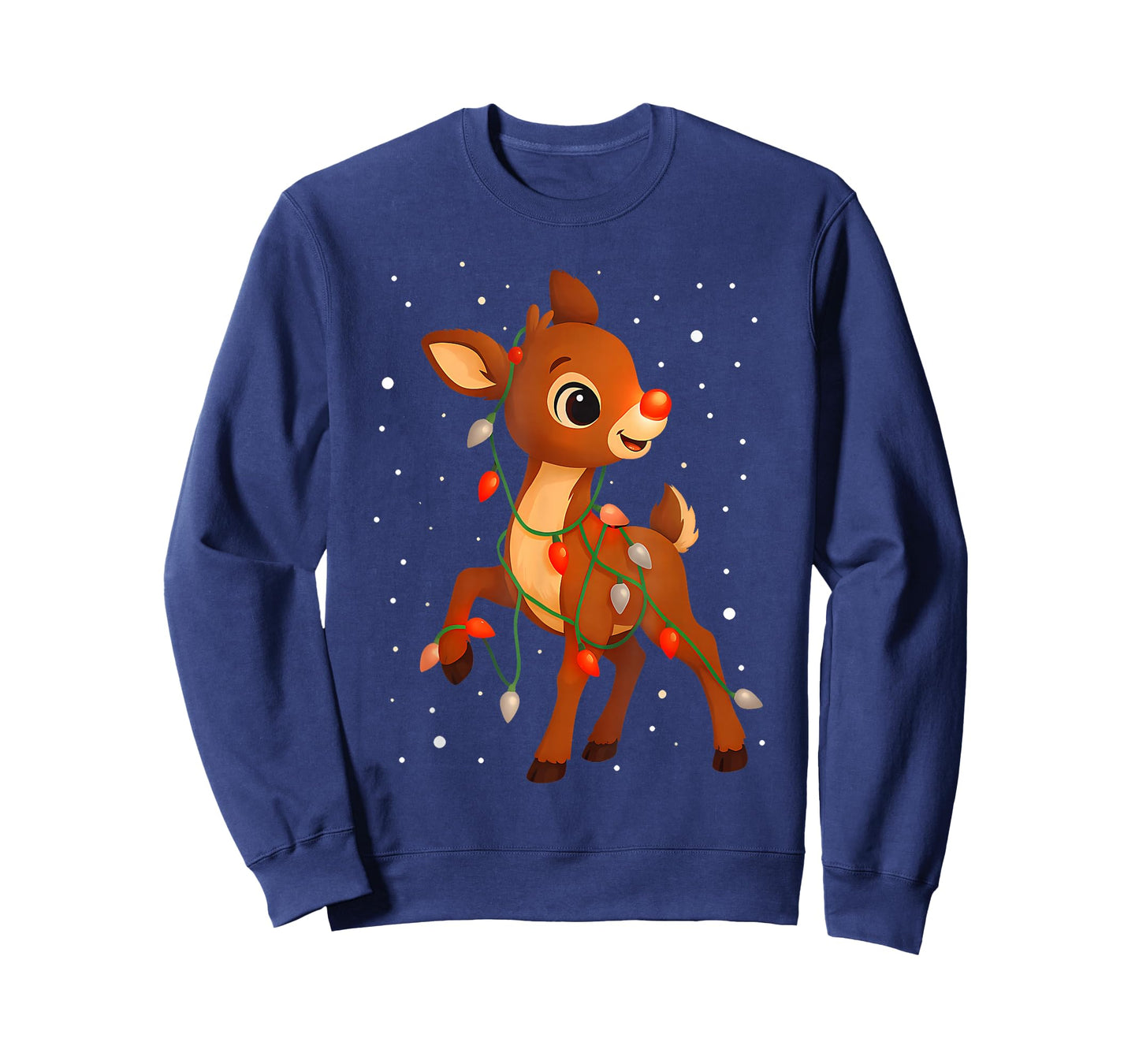 Cute Rudolph The Red Nose Reindeer for Kids and Christmas T-Shirt