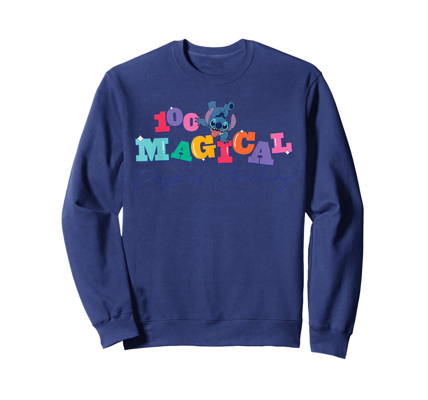 Disney Stitch 100 Magical Days of Teaching 100th Day School T-Shirt