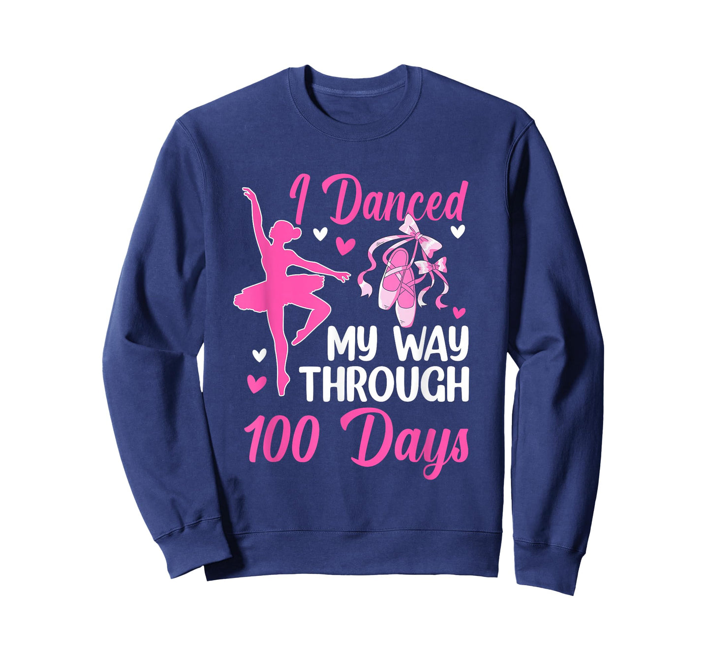 I Danced My Way Through 100 Days Ballet 100 Days of School T-Shirt