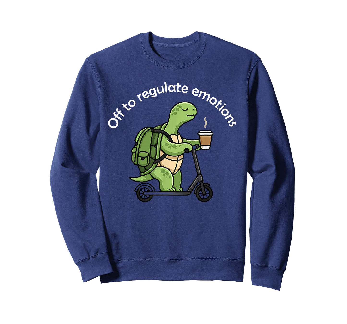 Off to Regulate Emotions Funny Turtle Mental Health Teacher T-Shirt