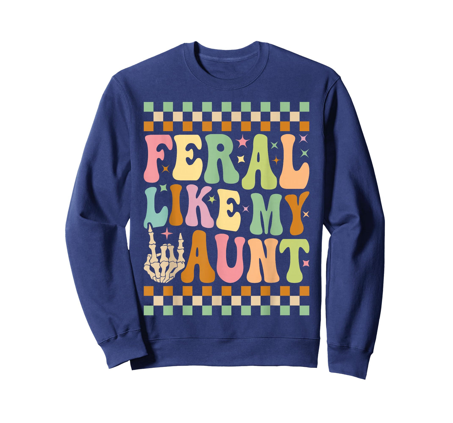 Feral Like My Aunt Funny Cute Family Nephew Niece T-Shirt