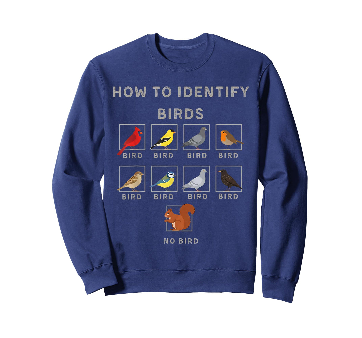 How to Identify Birds Funny Birds Identification Birdwatcher T-Shirt
