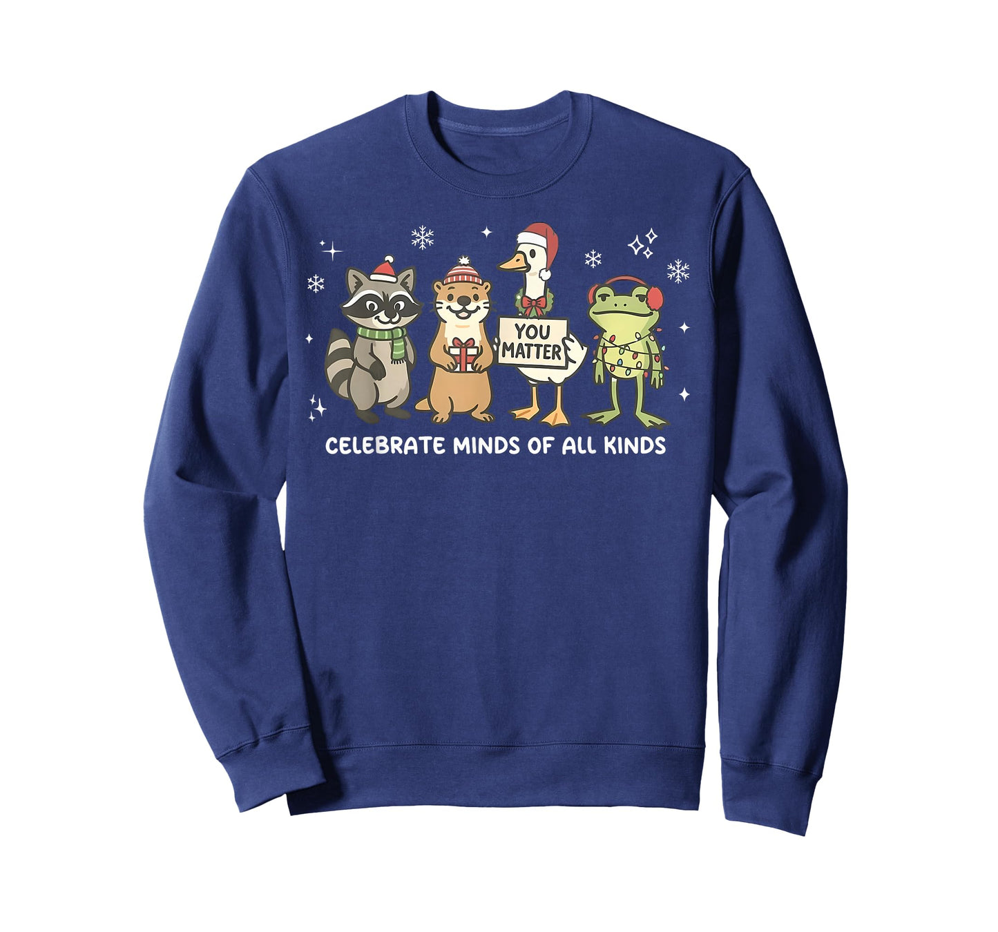 Celebrate Minds of All Kinds Christmas Autism Awareness T-Shirt