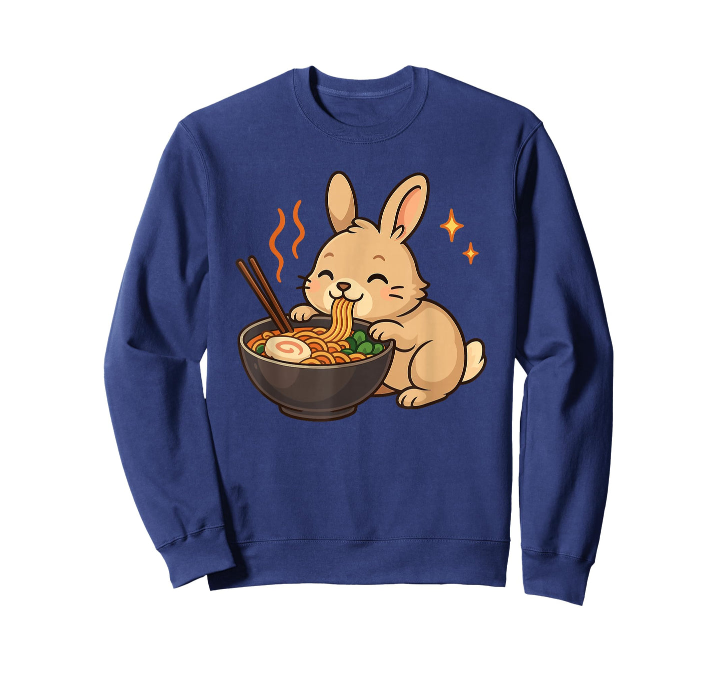 Bunny with Noodles Ramen Kawaii Bunny T-Shirt