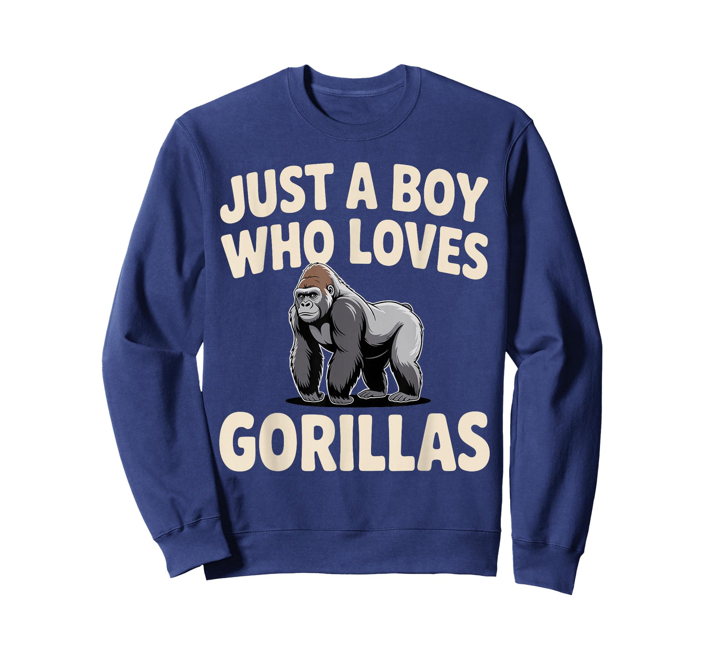 Gorilla Art for Boys Men Kids Ape Zoo Animal Gorilla Lover T-Shirt