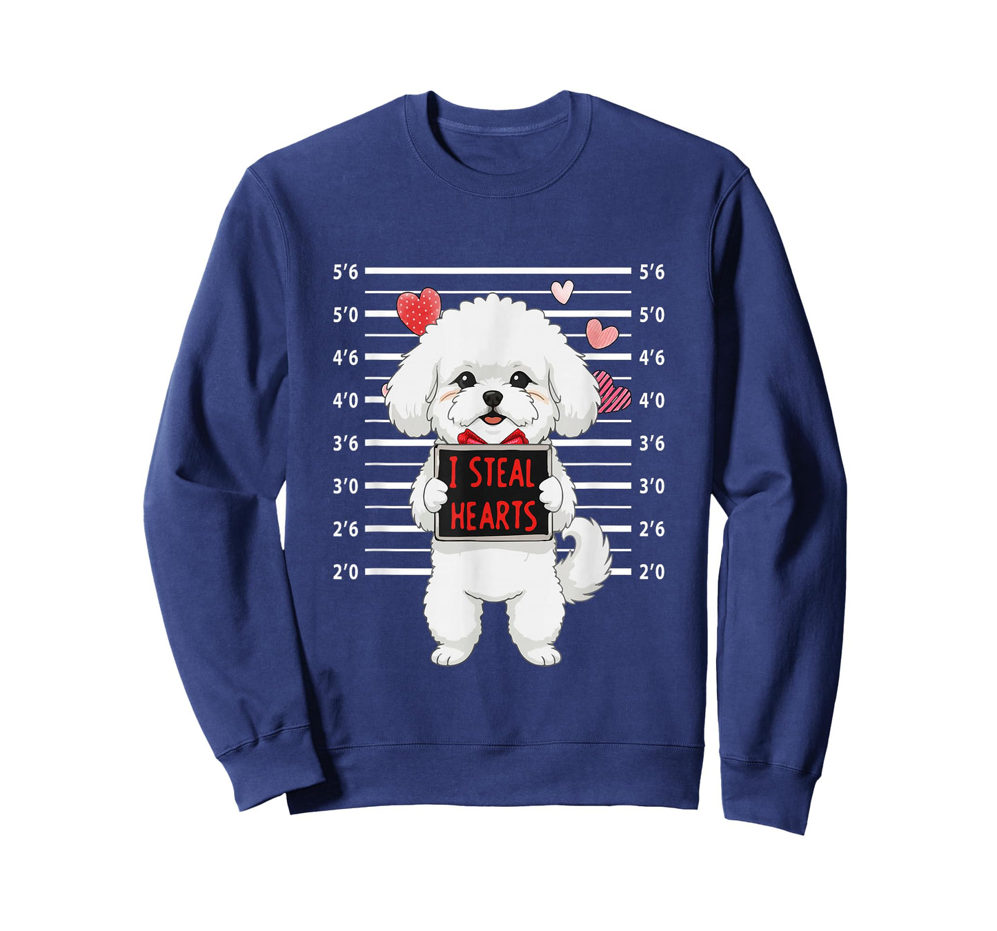 I Steal Cute Hearts Valentine's Day Bichon Frise Lover Owner T-Shirt