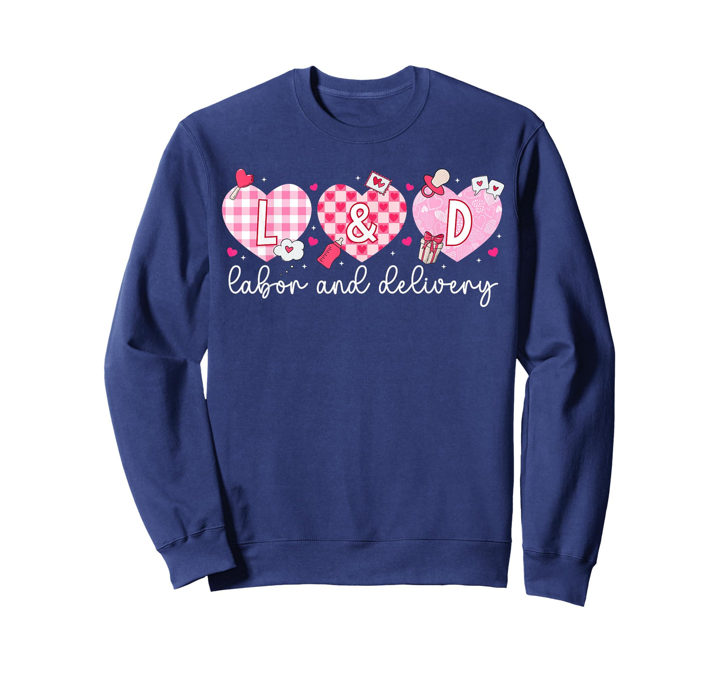 L&D Nurse Valentine Labor and Delivery Nurse Valentines Day T-Shirt