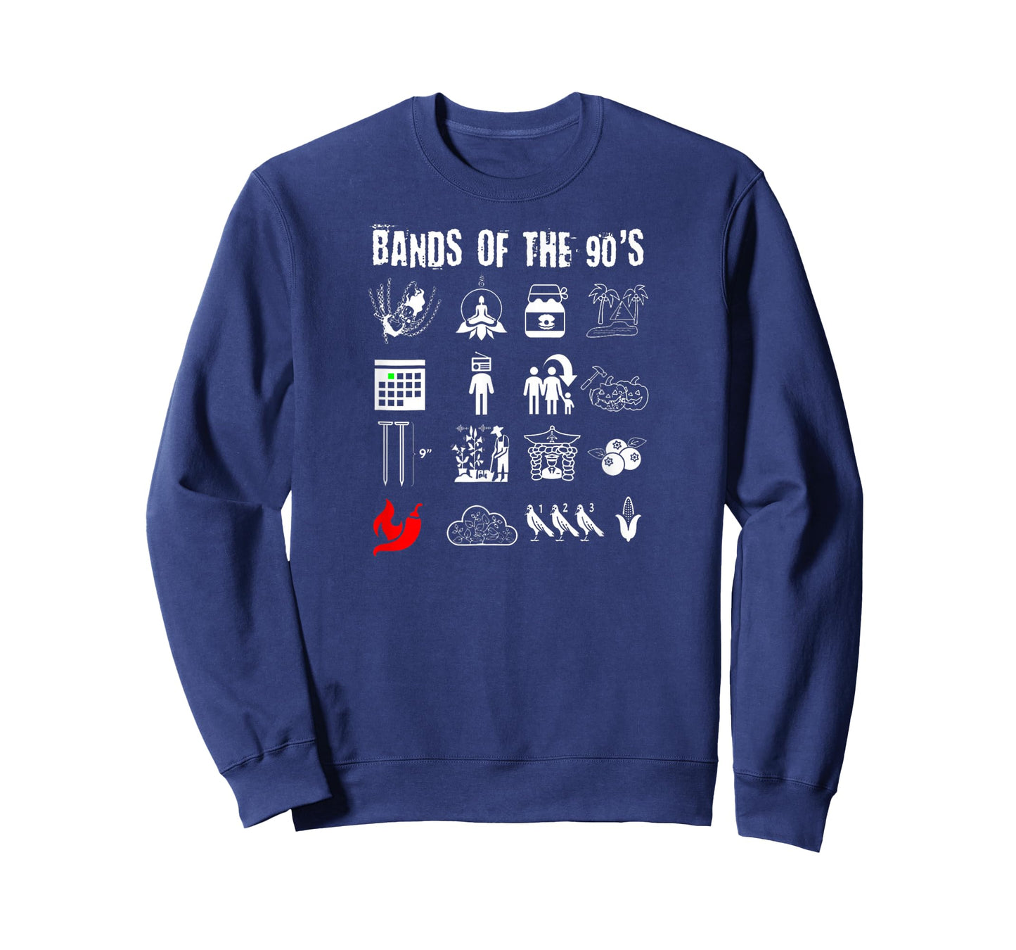 Vintage Funny Nerdy Iconic Alternative Rock Bands of The 90s T-Shirt