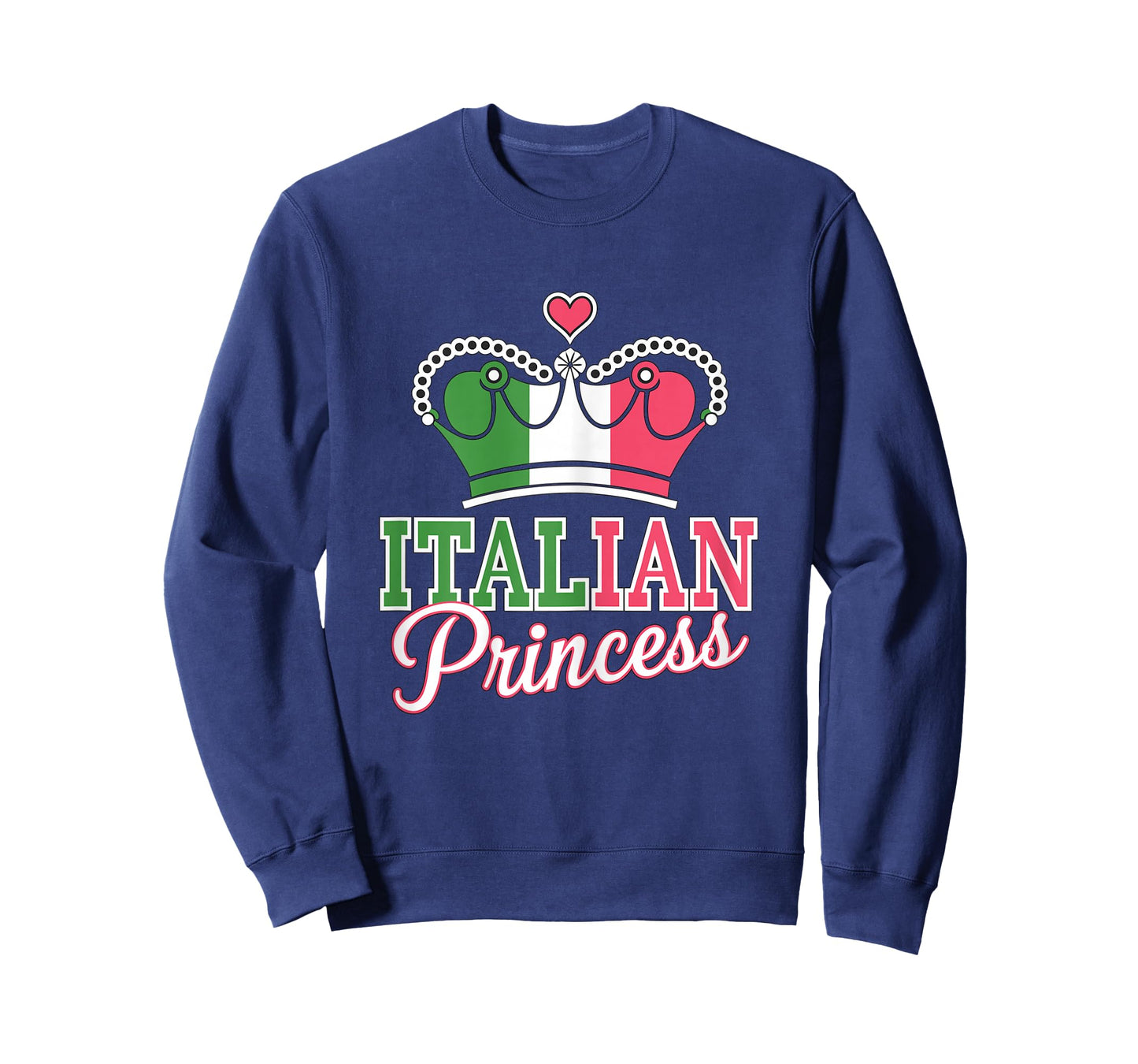 Italian Princess Italy Flag Girl T-Shirt