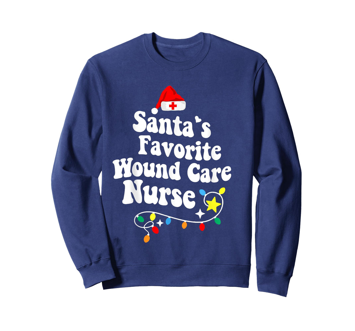 Santa's Favorite Wound Care Nurse Christmas T-Shirt