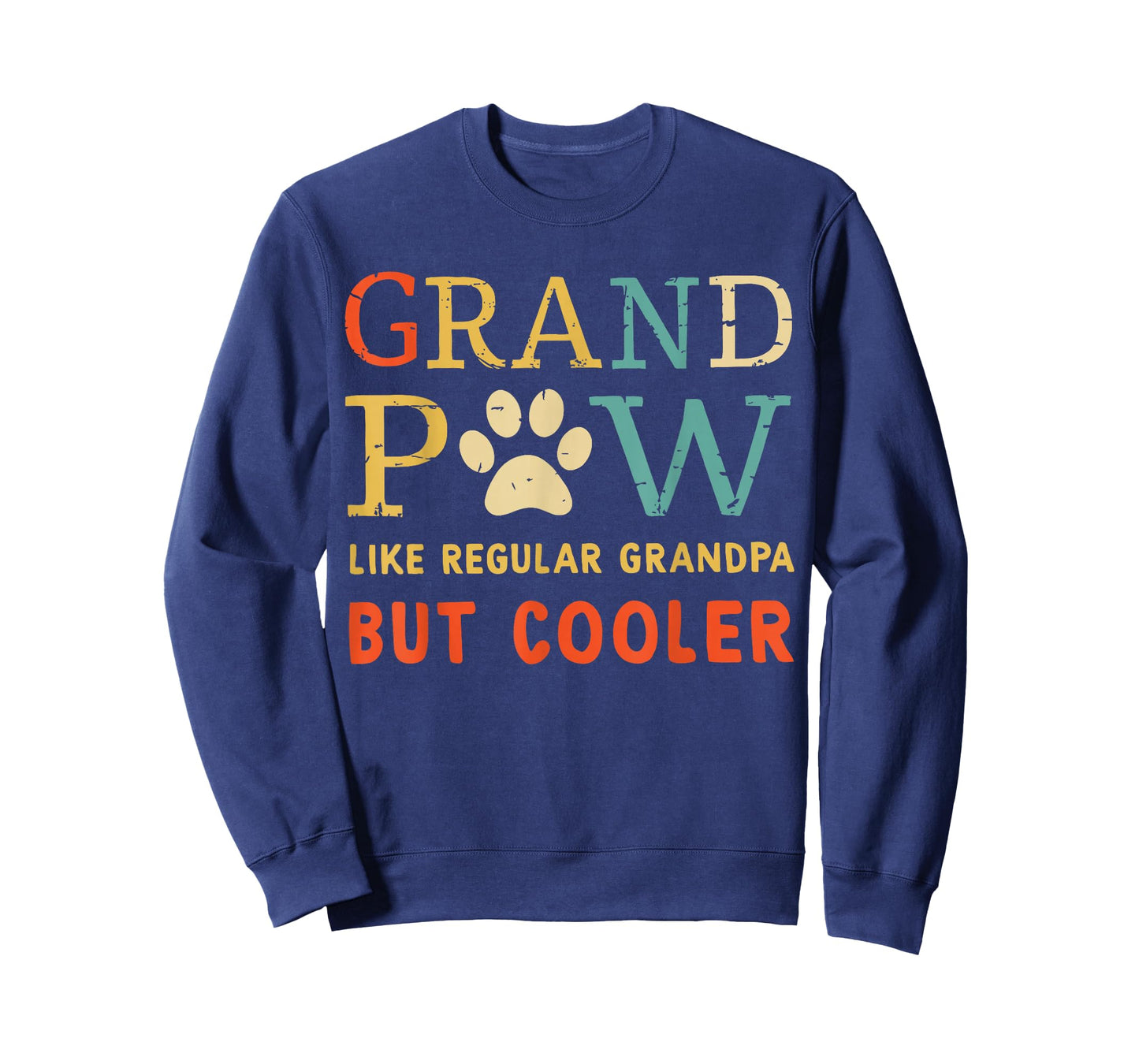 Dog Lover Grandpa Club Funny Grand Paw Dog Owner Fathers Day T-Shirt