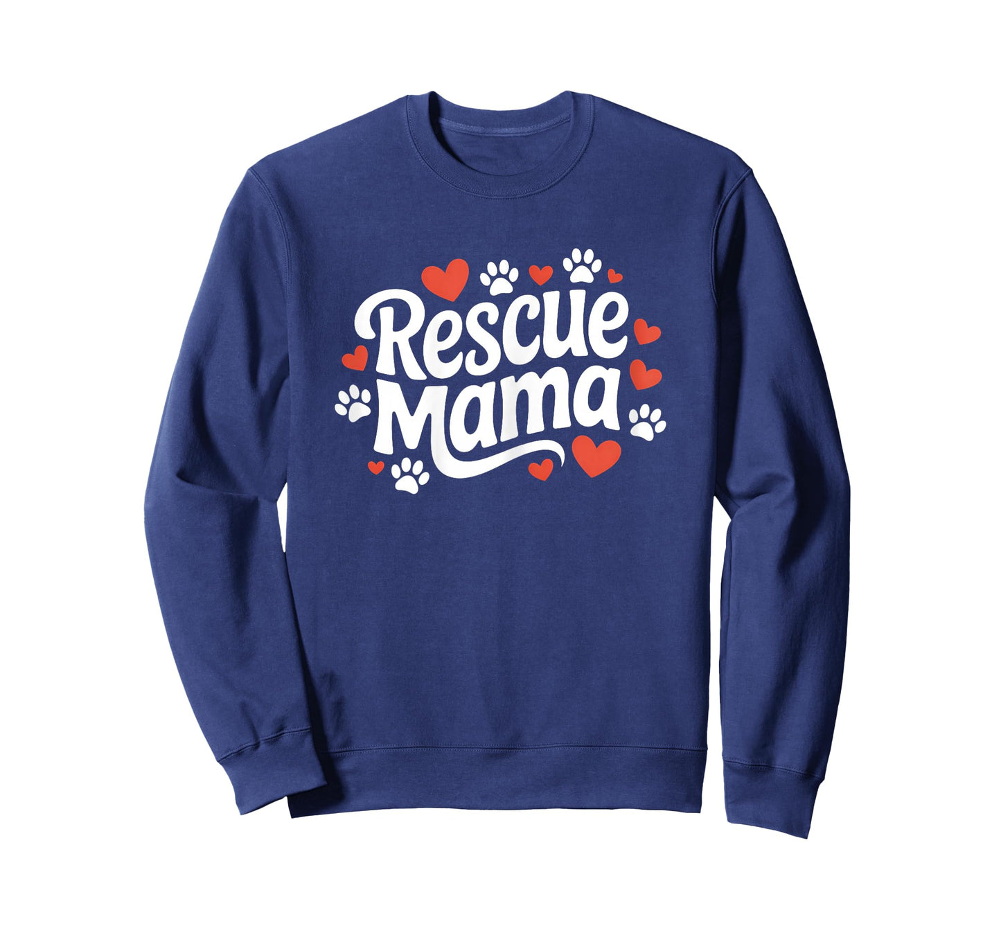 Rescue Mama Cute Dog and Animal Adoption Foster Mom Women's T-Shirt