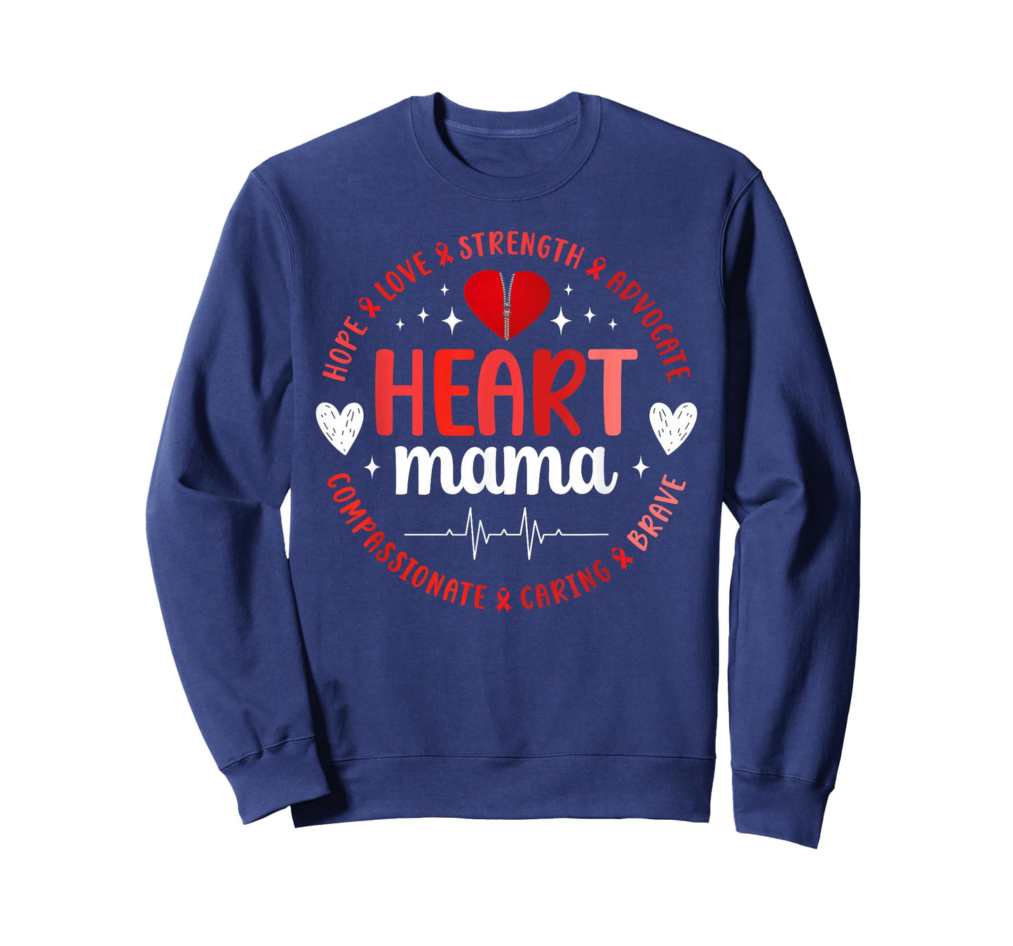 Heart Mama CHD Mom Congenital Heart Disease Mom T-Shirt