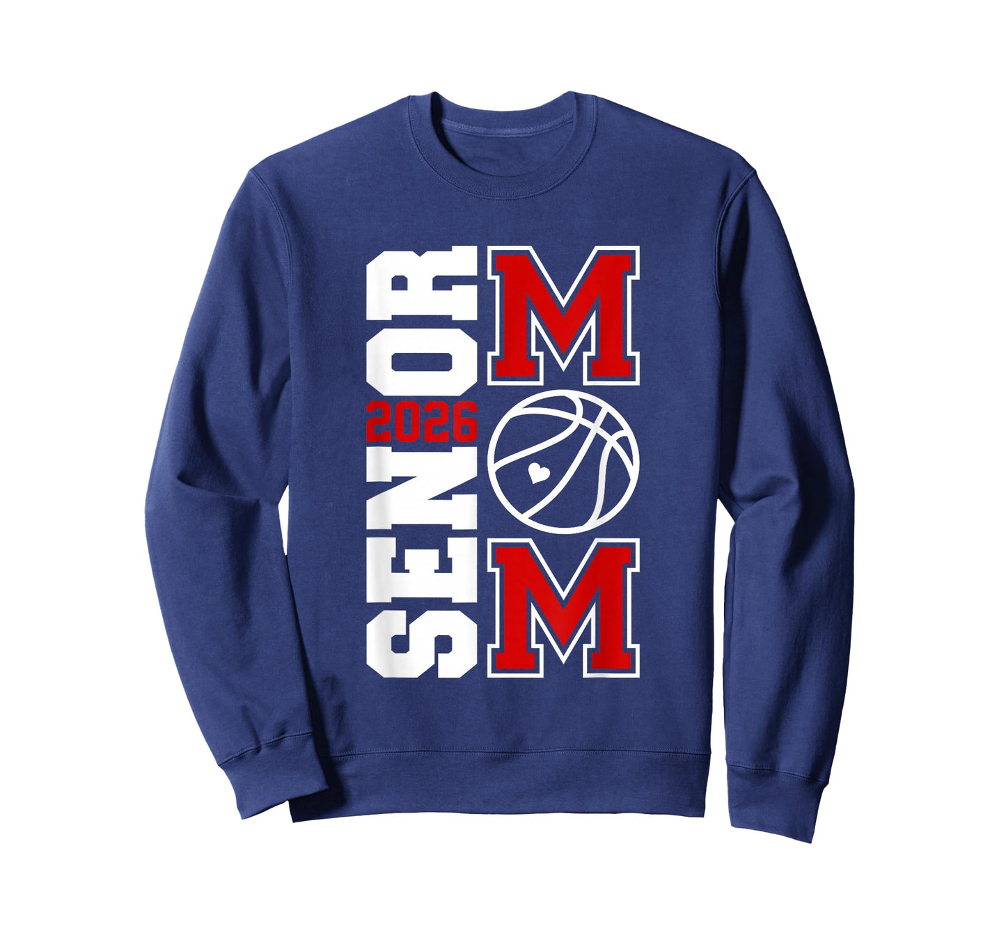 Senior Basketball mom Class of 2026 Player Graduation Grad T-Shirt