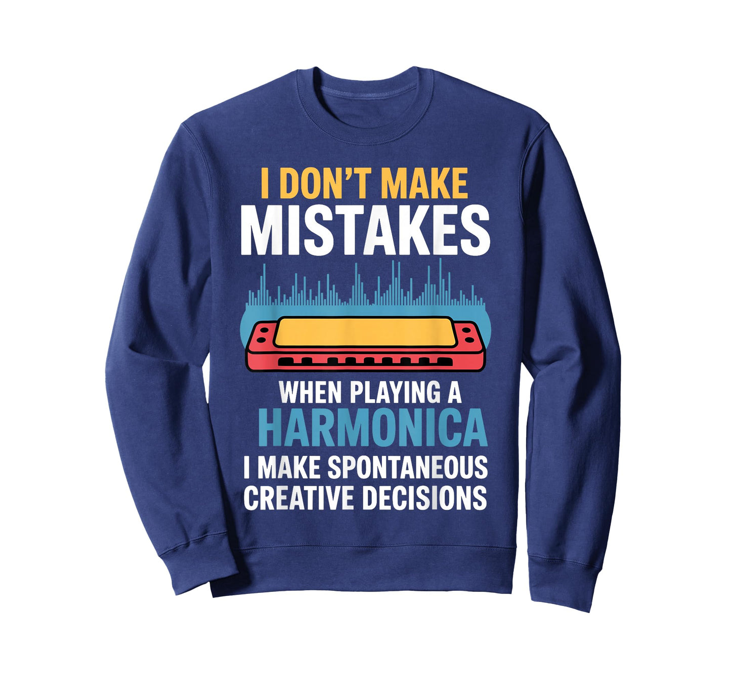 Funny Harmonica Art for Men Women Kid Music Harmonica Player T-Shirt