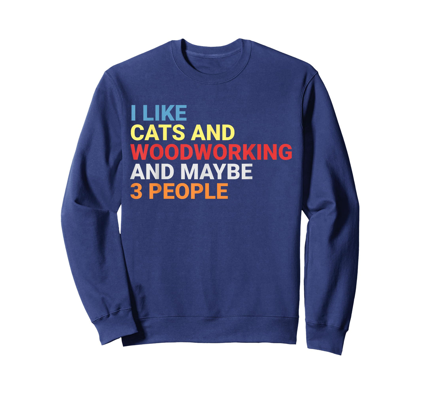 Retro I Like Cats and Woodworking Lover Woodworker Funny Cat T-Shirt