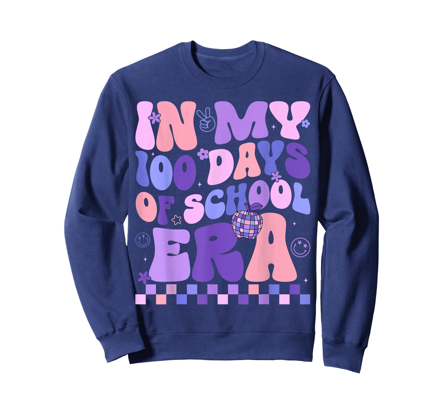in My 100 Days of School Era Retro 100th Day of School 2026 T-Shirt