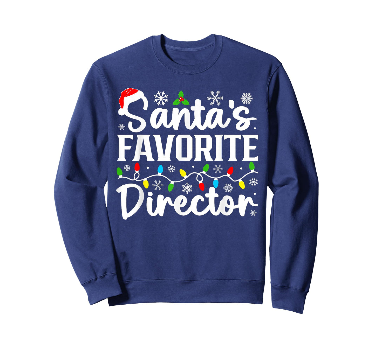 Santa's Favorite Director Funny Christmas Family Matching T-Shirt