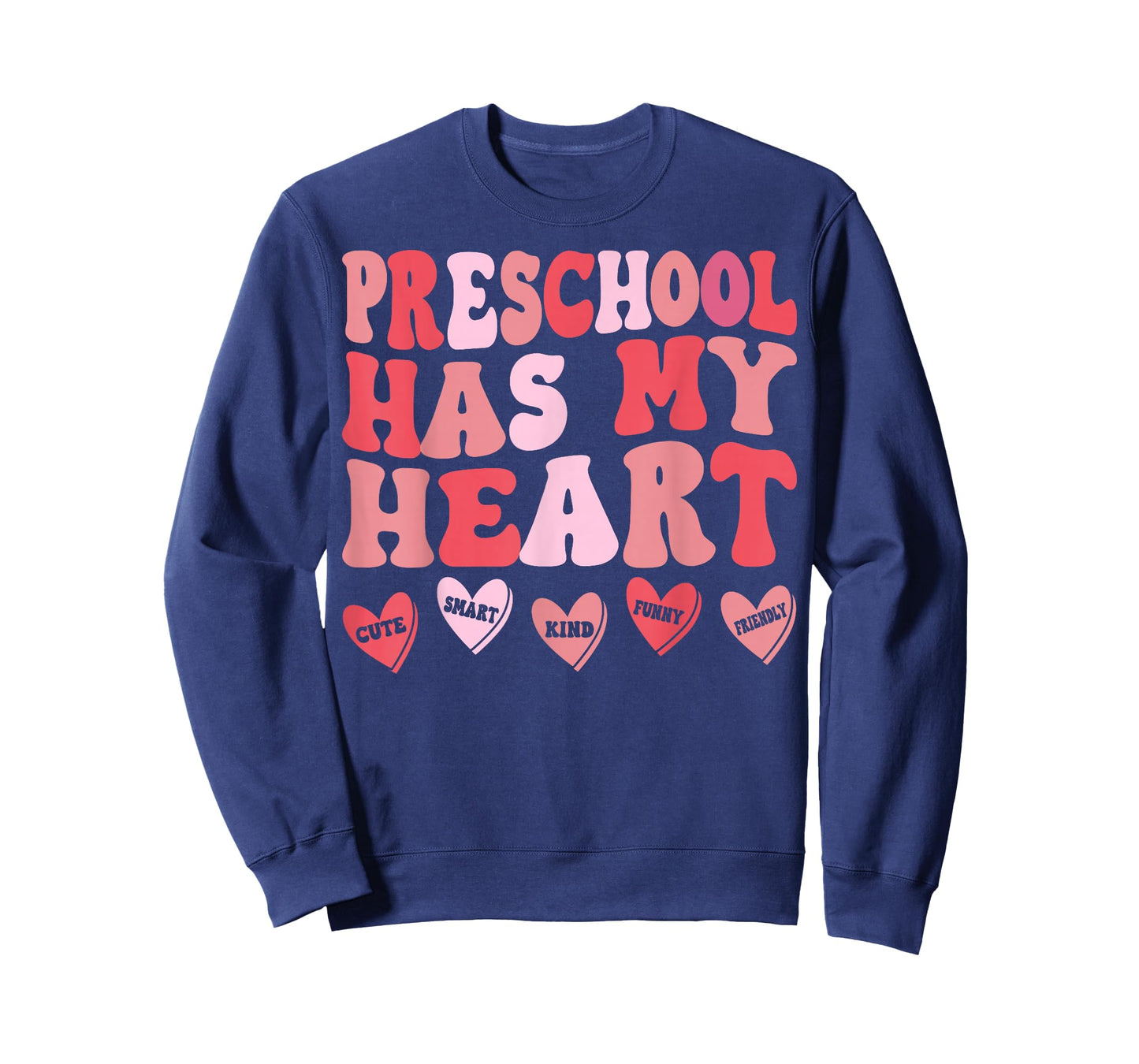 Preschool Has My Heart Pre-K Teacher Valentine’s Day T-Shirt