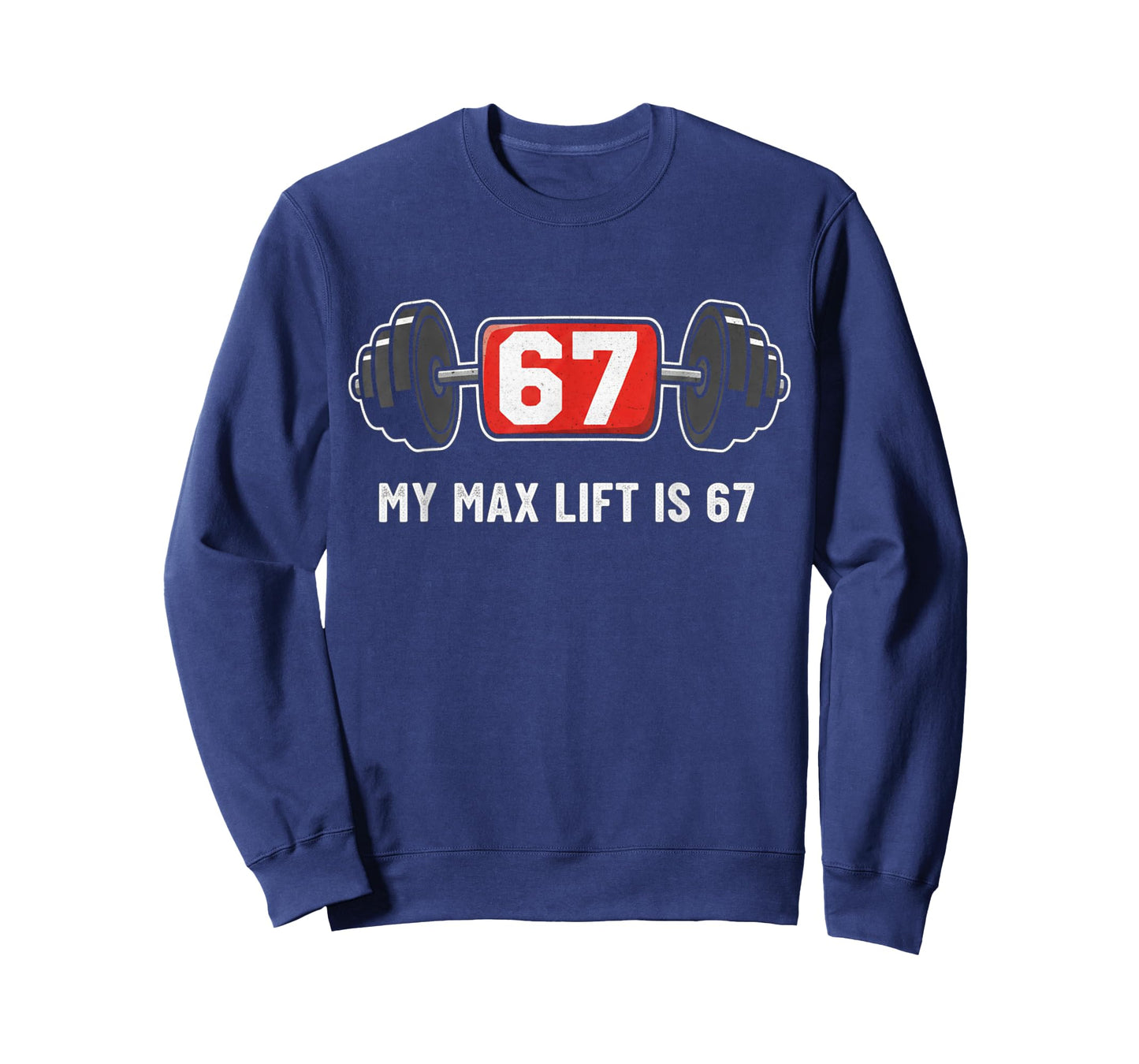 67 Meme Funny 6 7 Six Seven Gym Workout Lifting Weights T-Shirt