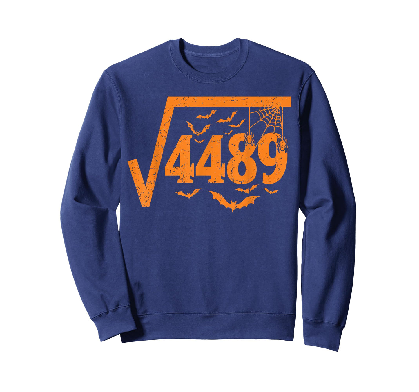 Square Root 4489 Funny Halloween Meme 67 Math Teacher T-Shirt