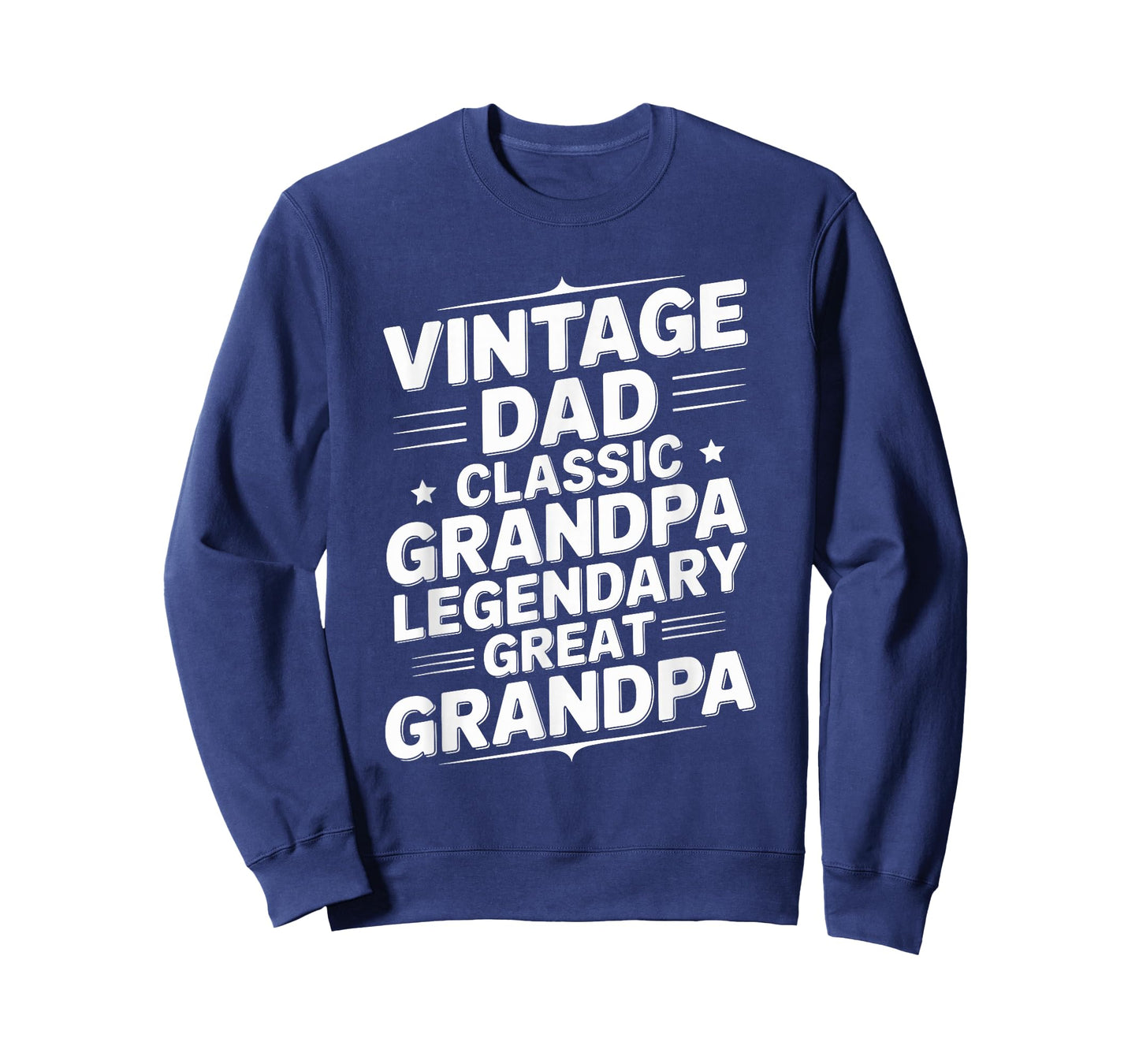Vintage Dad Classic Grandpa Legendary Great Grandpa T-Shirt