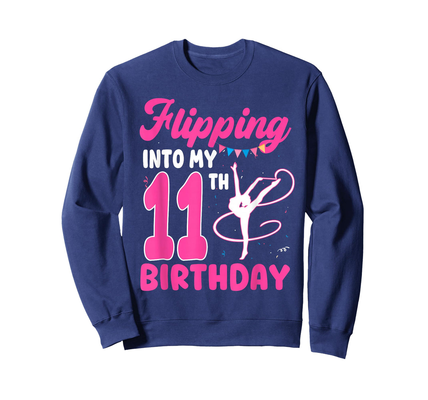 11 Year Old Girl Flipping Into My 11th Birthday Gymnastics T-Shirt