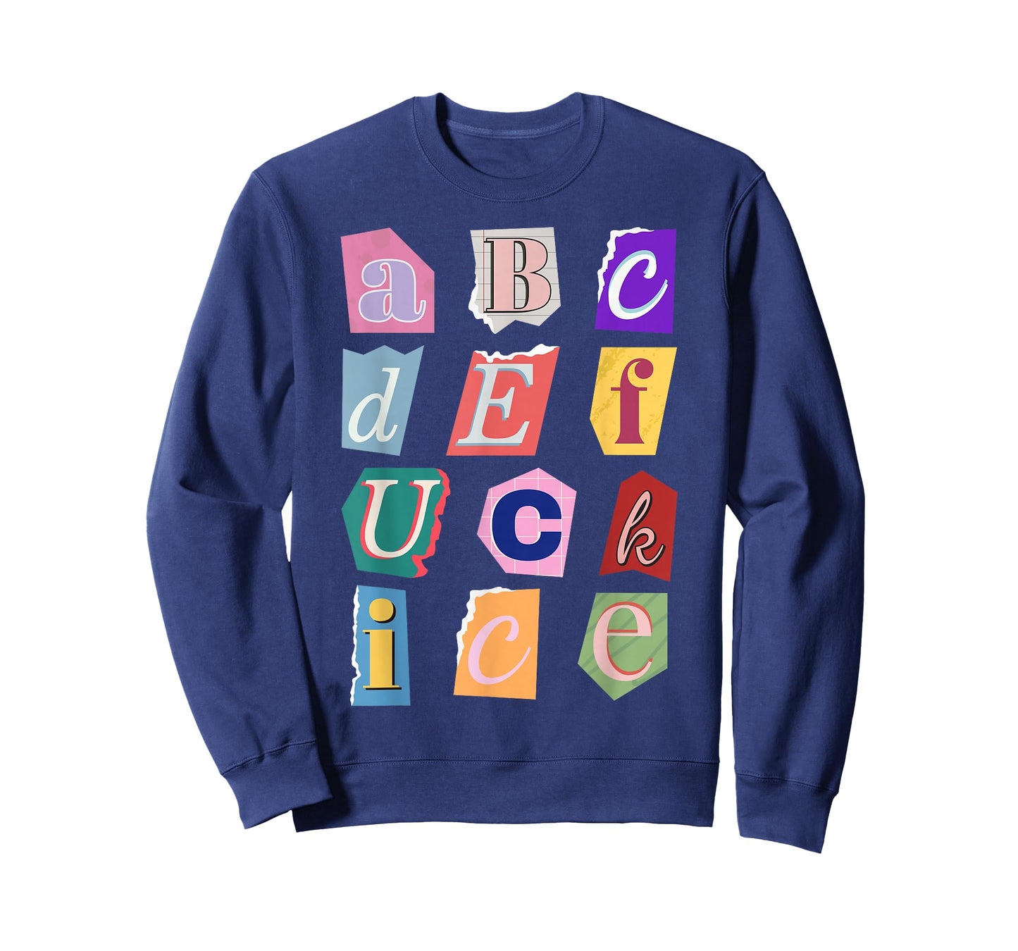 Abcdefuckice Collage Funny Abolish ICE T-Shirt