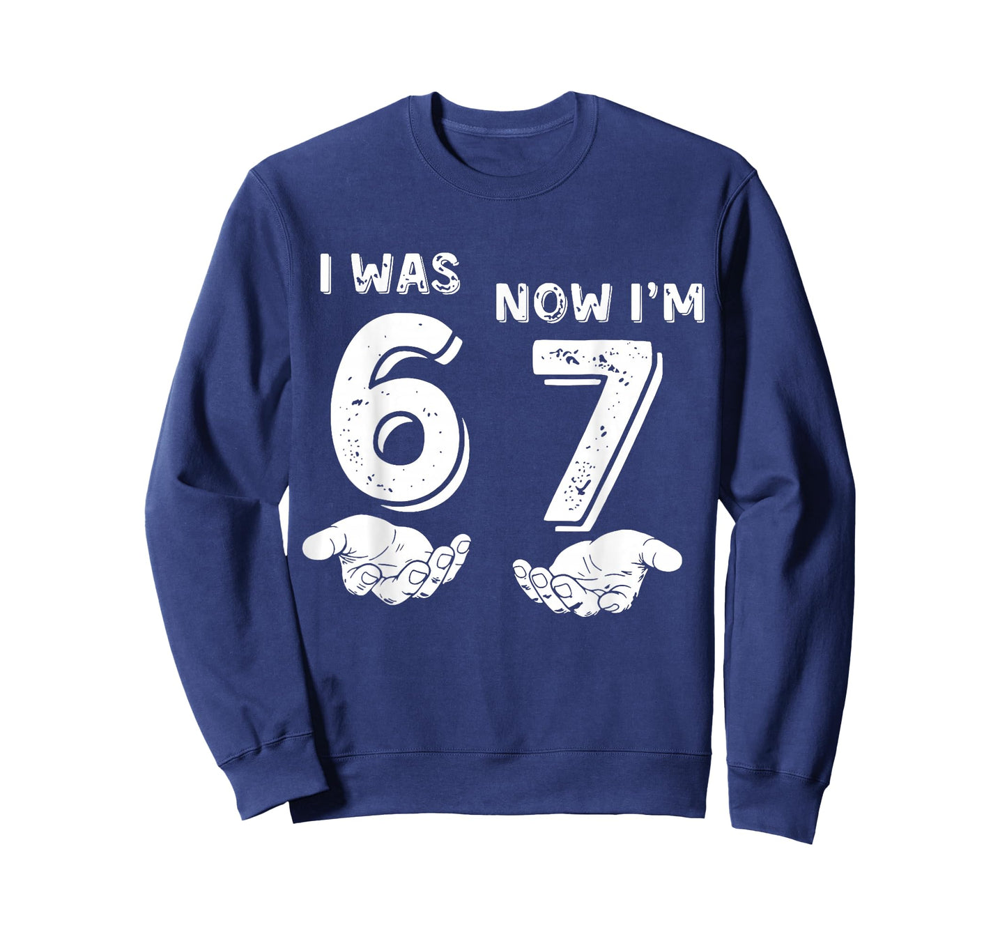 7 Year Old Birthday Shirt was 6 Now I'm 7 67 Funny Boy Girl T-Shirt