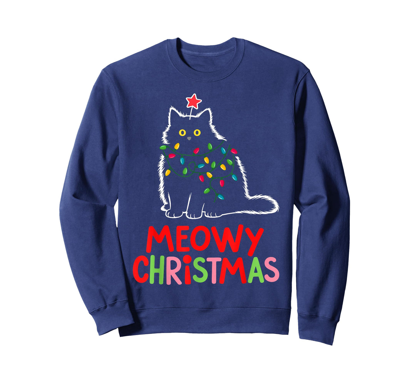 Meowy Christmas cat T-Shirt
