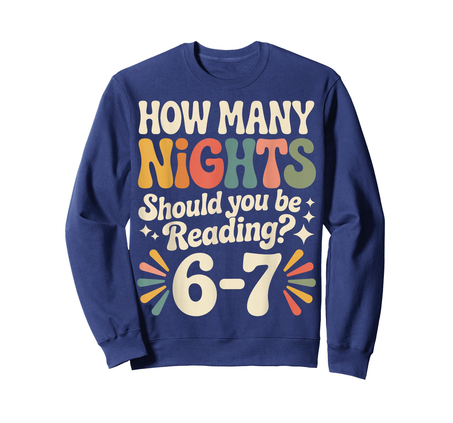 Funny Reading 6 7 Six Seven Meme English Teacher Book Lover T-Shirt