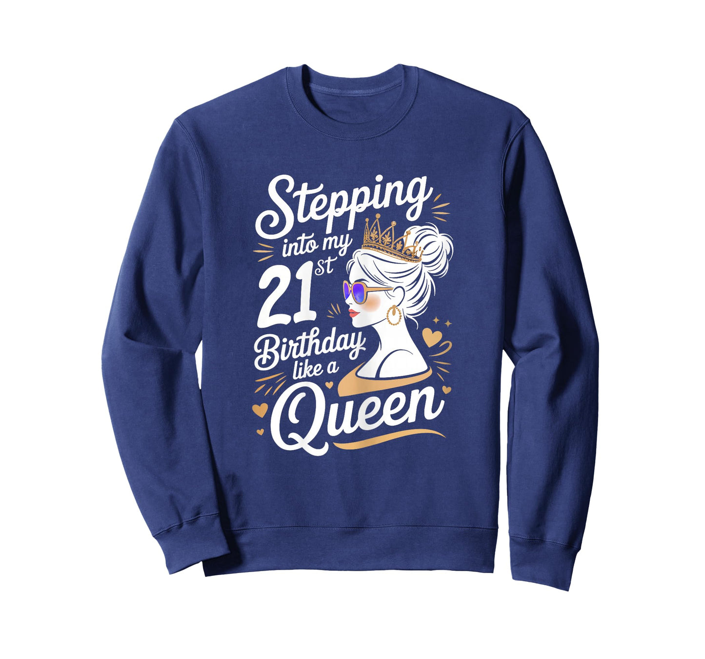 Stepping Into My 21st Birthday 21 Years Old Women Bday Gifts T-Shirt