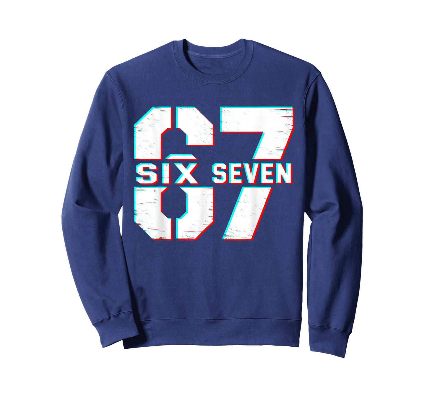 67 Meme six Seven Funny 6 7 Gen Alpha Slang 6-7 T-Shirt