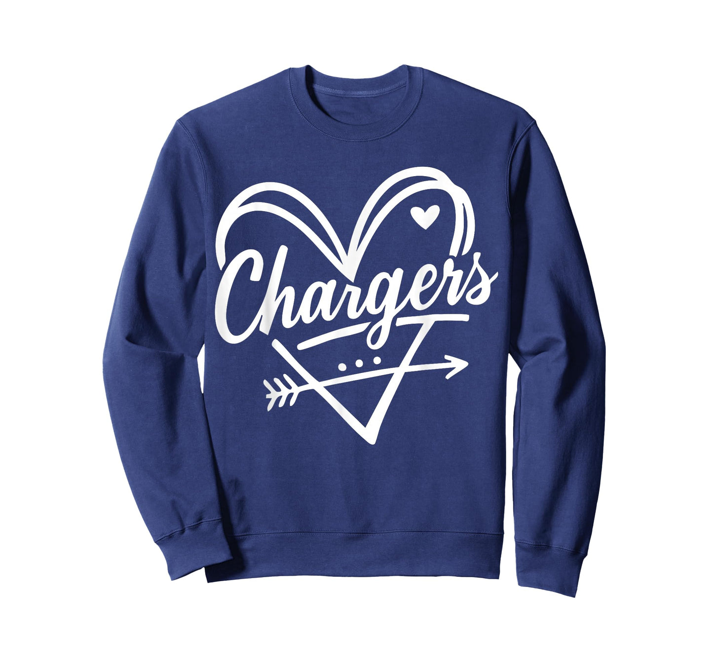 Vintage Chargers Name Heart Gift for Men Women Kids T-Shirt