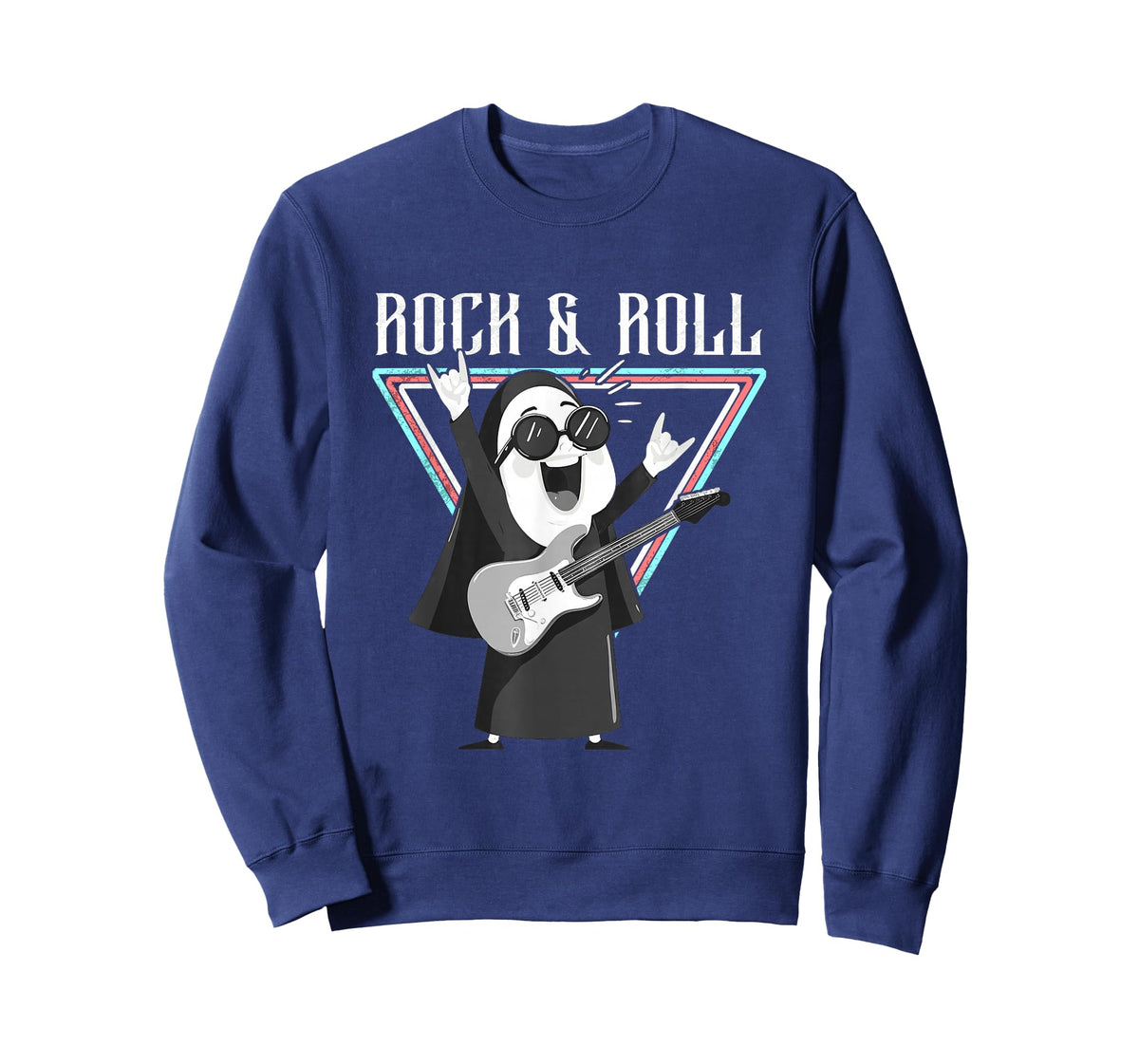 Rock & Roll Fun Graphic Illustration T-Shirt